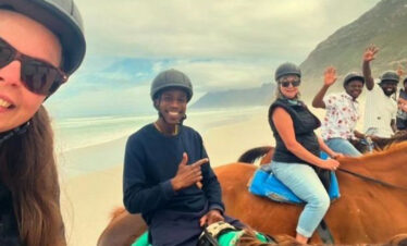 Exclusive Horseback Adventure with Wine + Chapman’s Peak Views